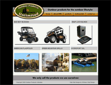 Tablet Screenshot of outdoorproducts-unltd.com